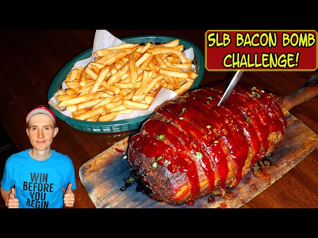 Paddy Long’s 5lb Bacon Bomb Challenge (Meatloaf Wrapped in Bacon)