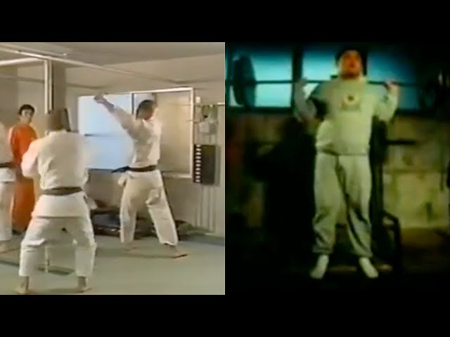 Judo gym exercises from the 1970s