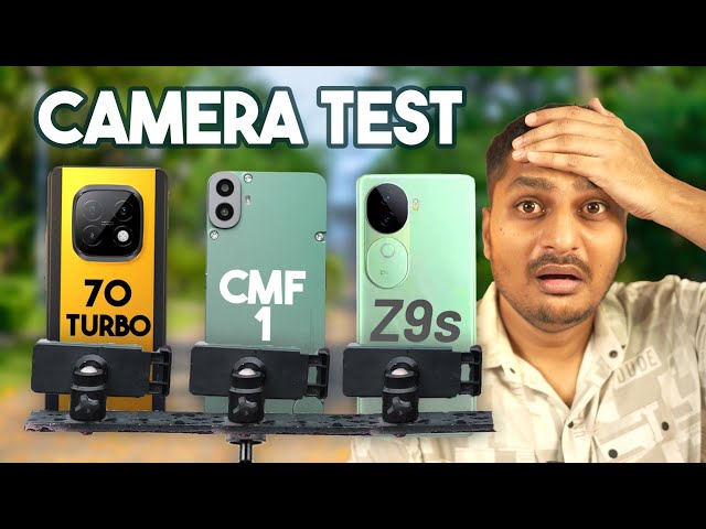 Realme Narzo 70 Turbo vs iQOO Z9s vs CMF Phone 1 Camera Test | Best Camera Phone Under 20000 😩