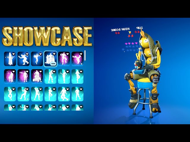 SLAP PEABODY Outfit Showcase with All Fortnite Dances & Emotes!