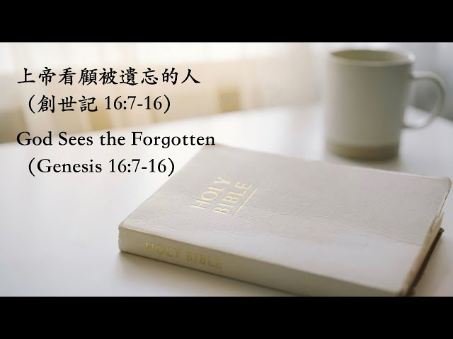 【每日靈修】2025/02/08 上帝看顧被遺忘的人 God Sees the Forgotten