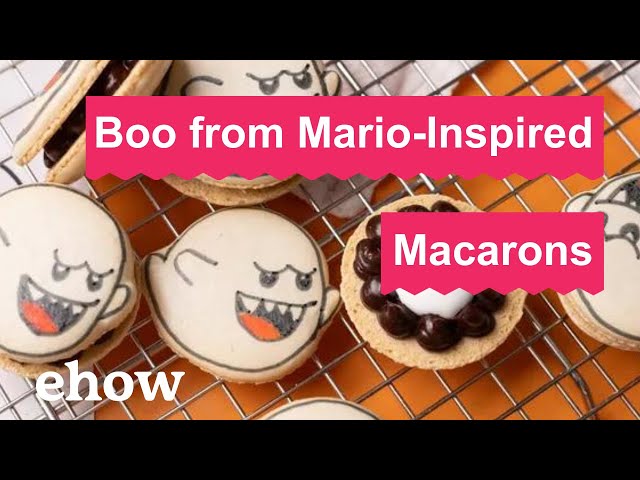 Boo! Mario-Inspired Macarons for Halloween