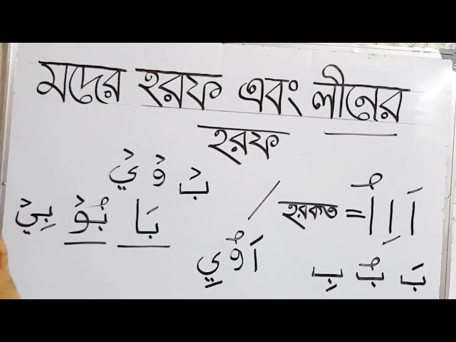 মদের হরফ এবং লিনের হরফ শিখুন খুব সহজে || #quran