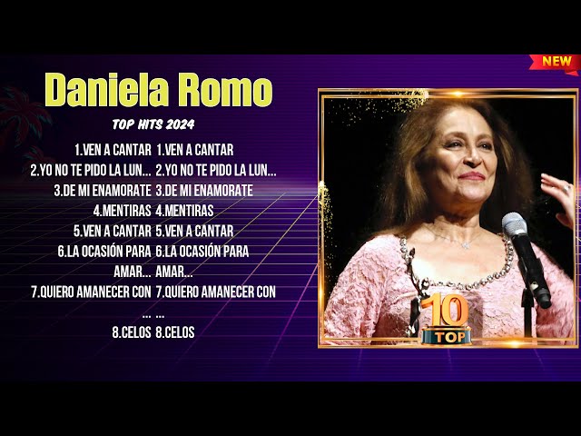 Daniela Romo Greatest Hits 💿 Latin Hits 2024 💿 Top 10 Hits Playlist