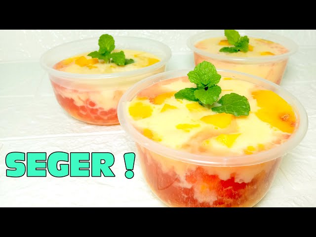 MANGO SAGO DESSERT - UNTUNG BANYAK ! SEGERNYA MANJAIN LIDAH! ini RESEPNYA