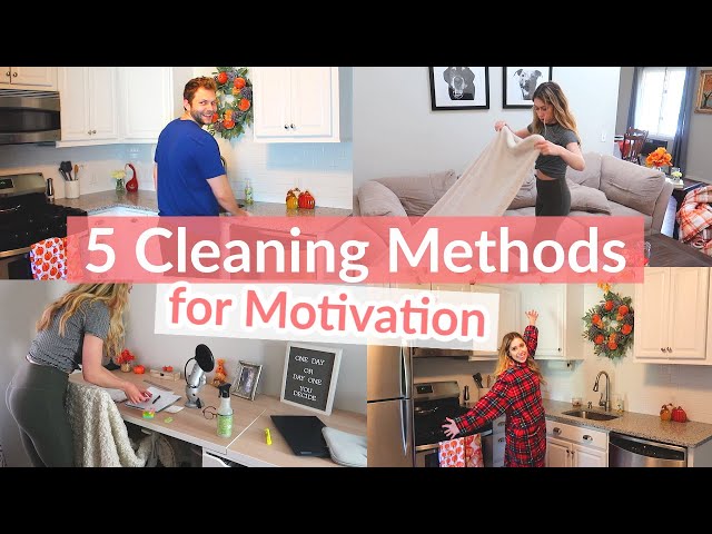 5 Cleaning Methods to MOTIVATE You to CLEAN | ULTIMATE CLEANING MOTIVATION | Clean with me 2020