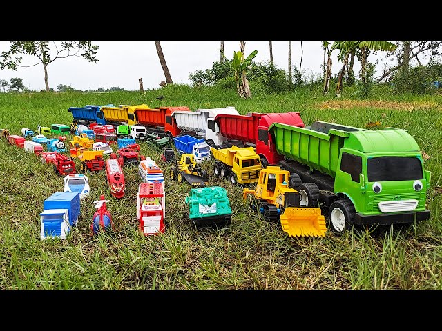 Wow !!! Mobil Truk Tronton Rc Panjang Bongkar Mobil Mobilan Truk Oleng, Truk Tambang, Mobil Loader