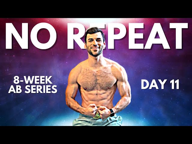 10 Min Core Workout for Sixpack Abs (No Equipment & No Repeat Exercises)