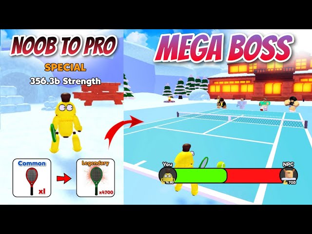 Tennis Simulator: My Journey from Noob to Pro (Roblox)