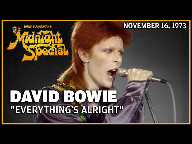 Everything's Alright - David Bowie | The Midnight Special