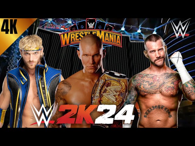 WWE2K24 Triple Threat Match Extrem Rules Randy Orton VS Logan Paul VS CM Punk