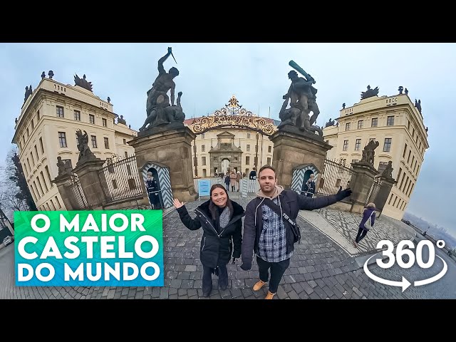 ROLE 360° NO MAIOR CASTELO DO MUNDO EM PRAGA NA REPÚBLICA TCHECA