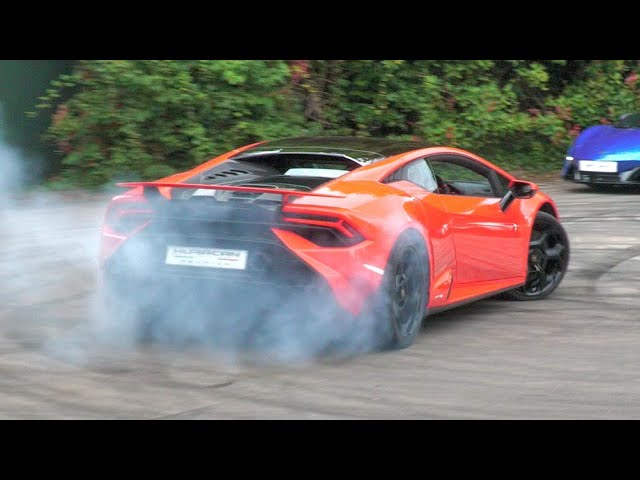 Lamborghini Huracán Technica Doing FORBIDDEN Donuts @ Goodwood Festival of Speed