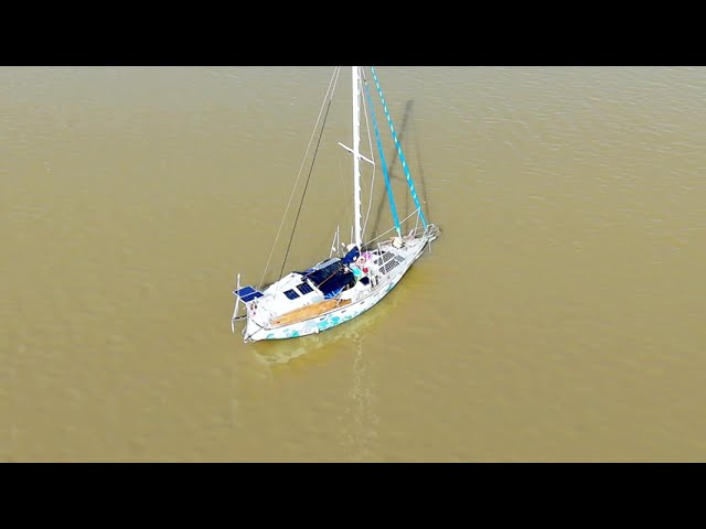 Drone Pulling up on a Boat 4000ft out  #drone #boats #california #dji #mini4pro