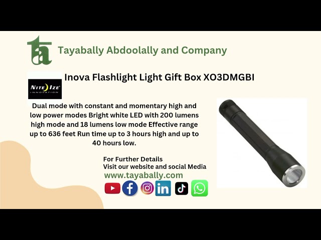 Inova Flashlight Gift Box, Flashlight Dual Mode, Ultraviolet LED'S Flashlight,#USAinova#usaflashligt