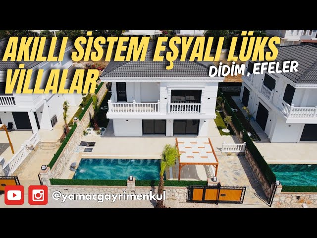 Didimde Satılık Sıfır Eşyalı 3 Adet Akıllı Sistem Lüks Villa | 5 Mayıs 2024