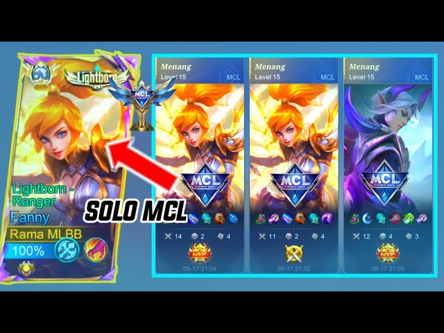 SOLO MCL !!! TUTORIAL CARA MENGGENDONG TIM | MLBB