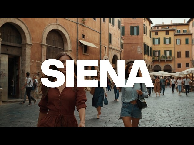 Siena - Italy 🇮🇹 4K walking tour ASMR