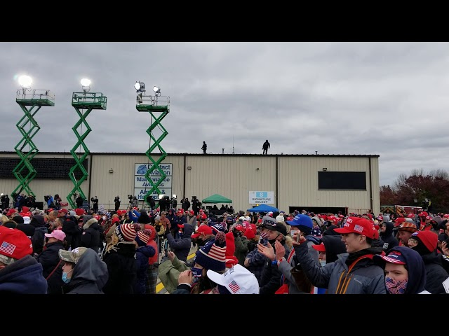 Trump Rally Waterford Michigan 2020 - "Joe Biden is promising a long dark painful winter."