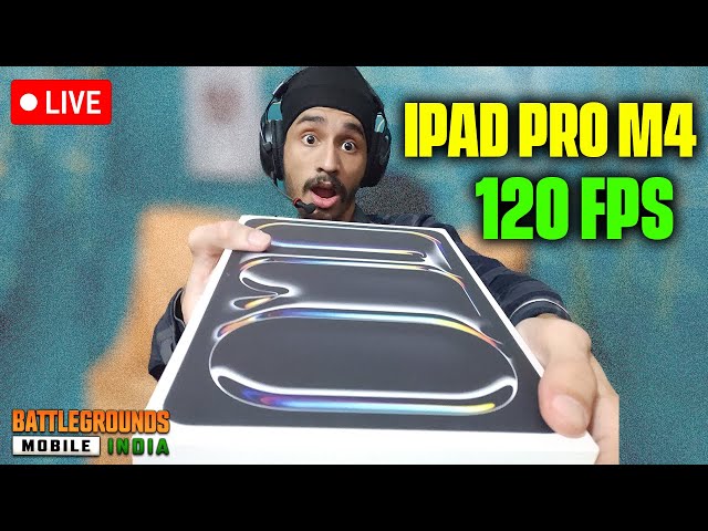 BGMI 120 FPS IPAD M4 LIVE #bgmi #pubg #pubgmobile #bgmilive #pubglive #bgmilive #2025 #happynewyear