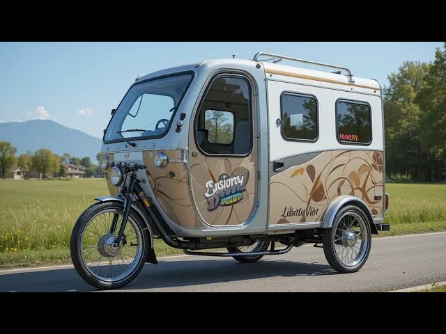 "2025 Liberty Vlot Camper Tricycle – The Future of Micro Camping!