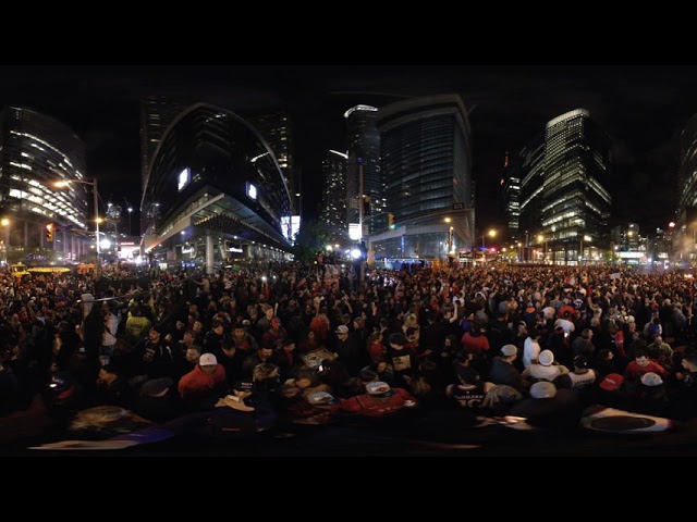 NBA Finals Game 6 afterparty, Maple Leaf Square (360 video)