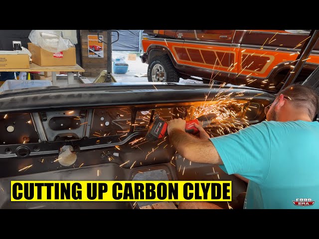 Cutting Up Carbon Clyde our 1969 Full Carbon F100