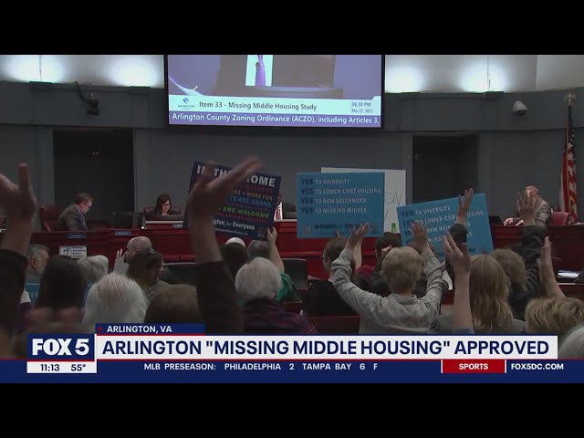 'Missing Middle' housing plan approved in Arlington | FOX 5 DC