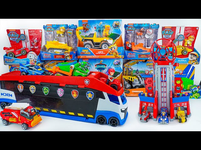 Paw Patrol toys unboxing ASMR | Mighty Movie | PAW Patroller Rescue & Transport Vehicle