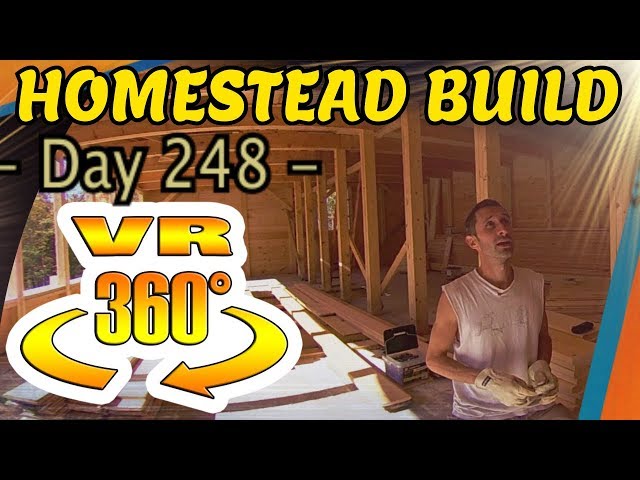 Homestead Building - Preparing Structure for Holding Greenhouse Roof