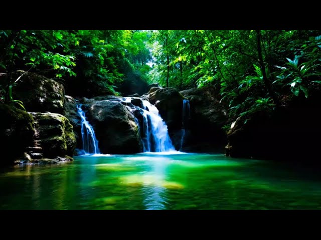 Relaxing Waterfall Sounds for Sleep & Stress Relief | Soothing Music for Insomnia & Deep Relaxation