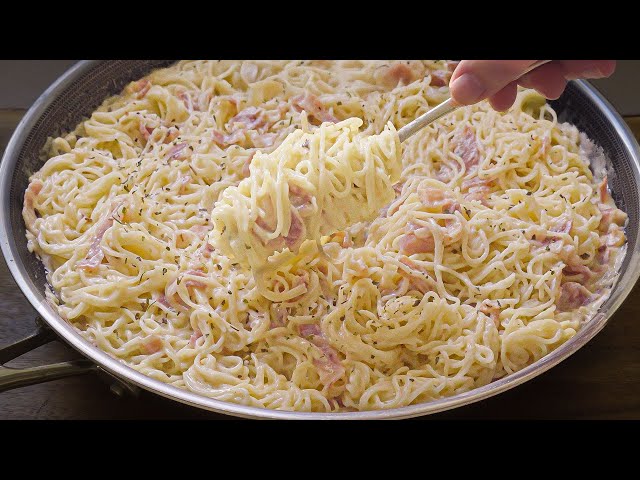 This perfect 10-minute creamy pasta recipe is so good!