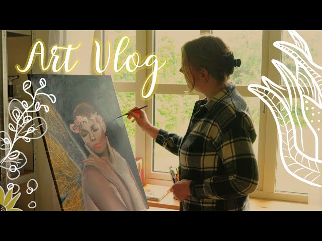 Art Vlog 💫🌿 Lots of Painting, Nature Walks, Slow Living in the Beautiful West of Ireland