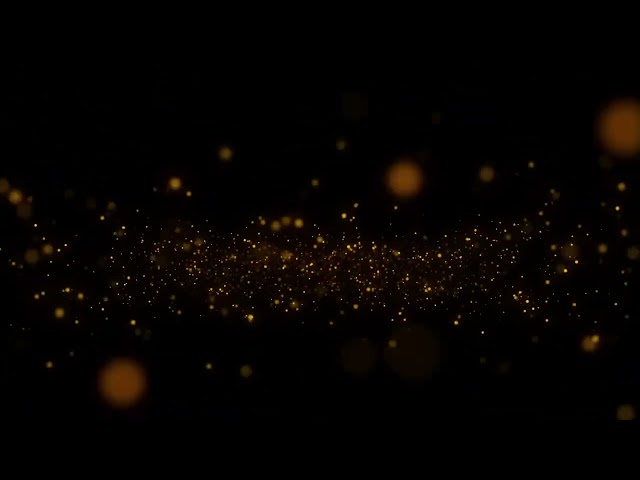 Gold Dust Particles, Moving Sparkles, Background Video, Mood Lighting Night Light Infinite Loop