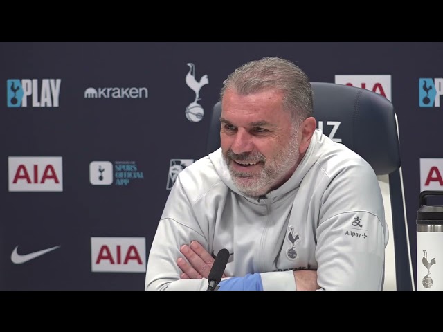 "TEL ISN'T JUST HERE FOR 6 MONTHS!" EMBARGOED PRESS CONFERENCE: Ange Postecoglou: Liverpool v Spurs