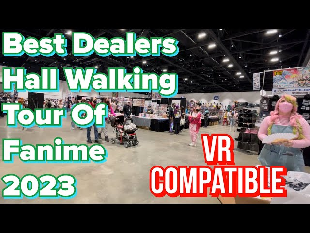 Fanime 2023 Dealers Hall 360° VR Video Tour