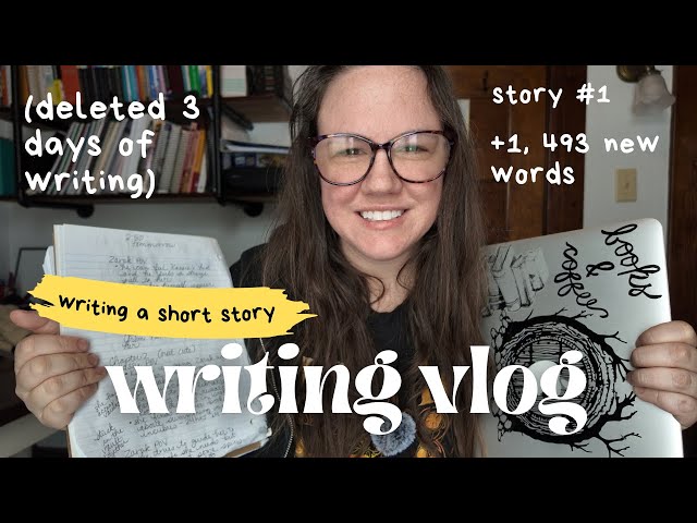 writing a short story 👩🏻‍💻 first writing vlog (story #1)