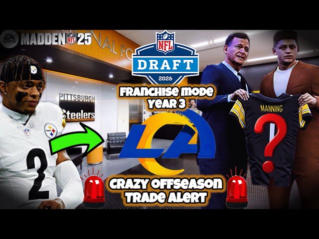 Madden 25 Franchise S3. Crazy Trade Before Draft Changes Everything!