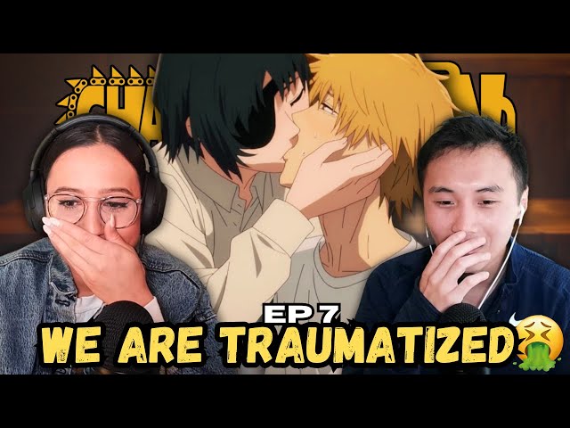 WTF WAS THIS EPISODE  🤢 OMG | Chainsaw Man EP 7 REACTION | "The Taste of a Kiss"