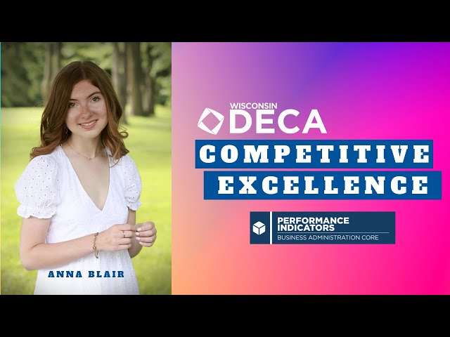 2024 Competitive Excellence Series Episode 2: Anna Blair - Business Administration Core