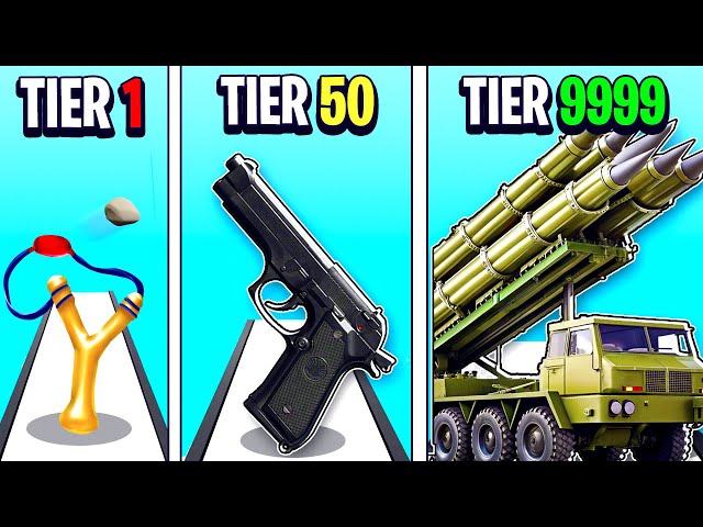 LA MEILLEURE ÉVOLUTION DE TYPE D'ARMES TIER 9999 ! (Weapons Tier)