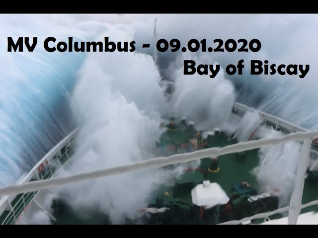 MV Columbus Storm Bay of Biscay