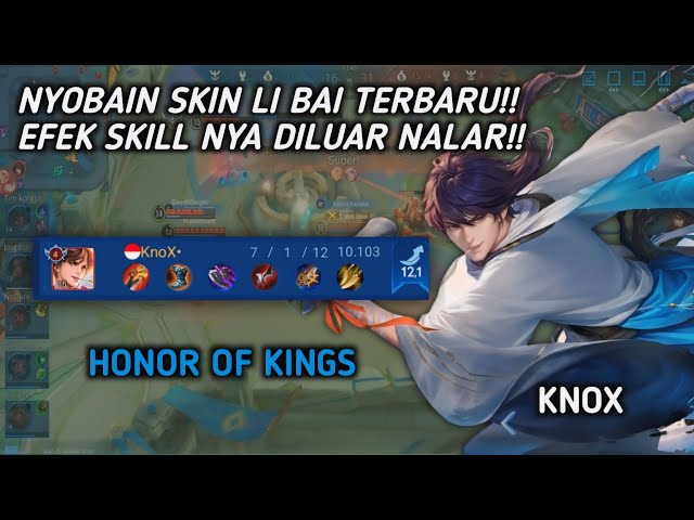 NYOBAIN SKIN LIBAI TERBARU!! EFEK SKILL NYA DILUAR NALAR!!🔥🔥🔥