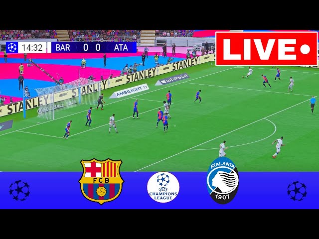 🔴LIVE : Barcelona vs Atalanta | Champions League 2025 | Match Live Now