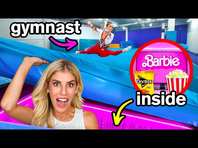 I Built a Secret Room inside a Gymnastics Gym