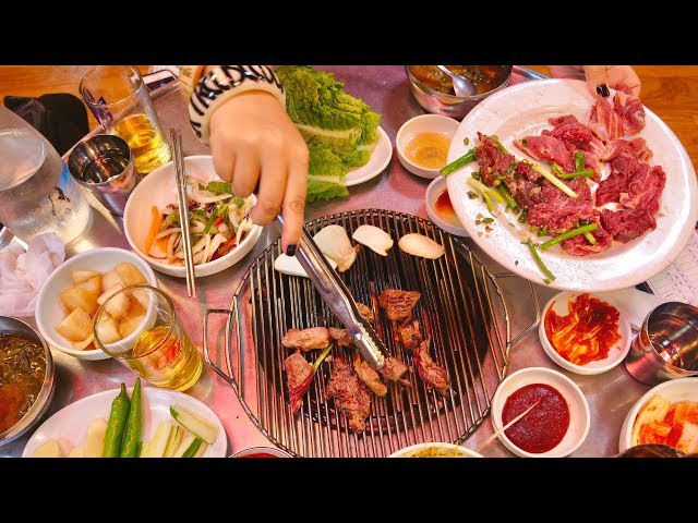 SECRET KOREAN STREET FOOD tour of SEOUL'S HIDDEN food alleys | Korean BBQ town, Tteokbokki town...