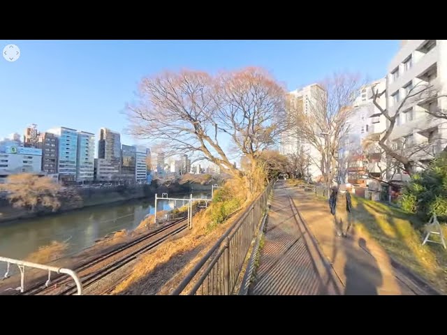 January 2025. I walked from Ichigaya Station to Iidabashi Station.[市ヶ谷駅→飯田橋駅 散歩]