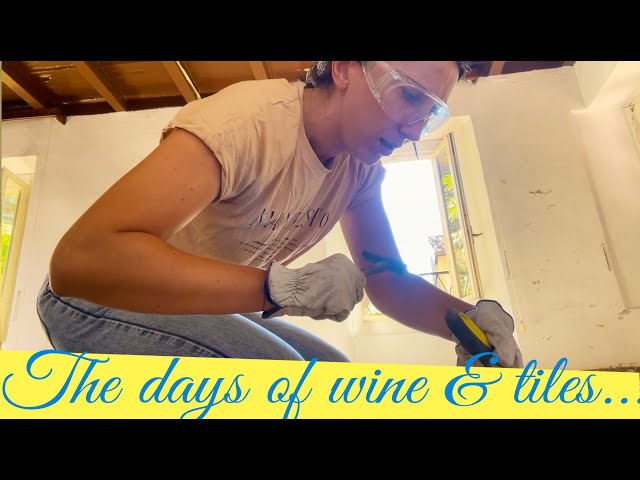 DAY 20 of a big renovation on lake Como/ the days of wine and tiles…