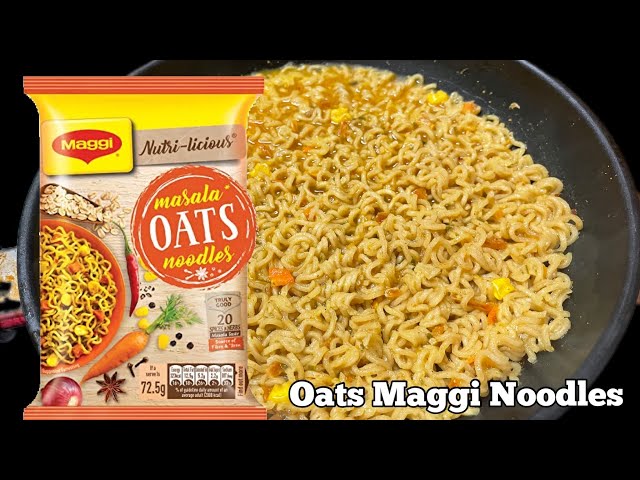 Oats maggi recipe - Ready in just 3 mins | Maggi masala Oats Noodles | Instant noodles recipe