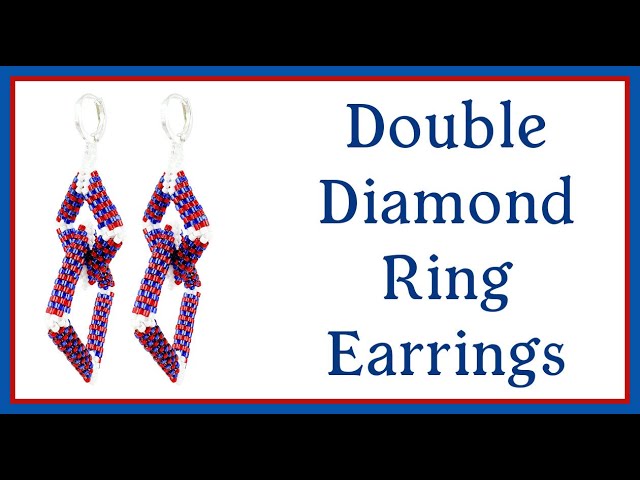 Double Diamond Ring Earrings - Diy Jewelry Making Tutorial